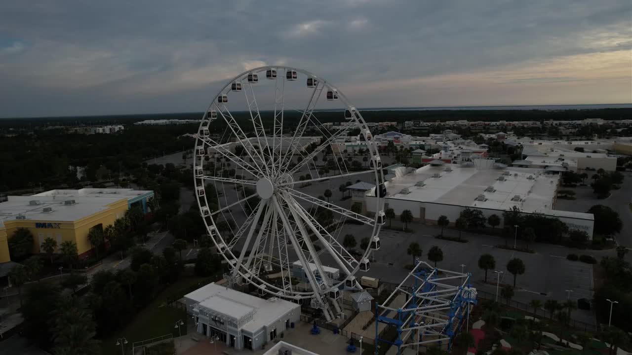 SkyWheel Panama City Beach At Pier Park In Florida, USA. - aerial