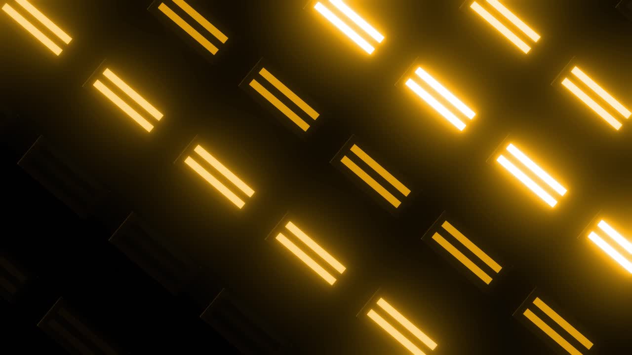 Abstract Neon Light Pattern