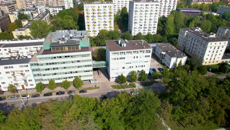 Aerial---Buildings-of-the-Faculty-of-Oceanography-and-Geography-in-Gdynia---faculty-of-the-University-of-Gdańsk---higher-education-institution---specializations-in-studies-related-to-the-environment