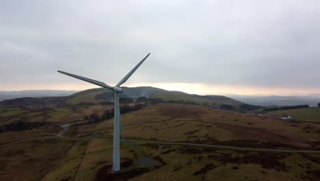 Cinematic-aerial-footage-of-Lambrigg-Wind-Farm,-Kendal-Cumbria-UK