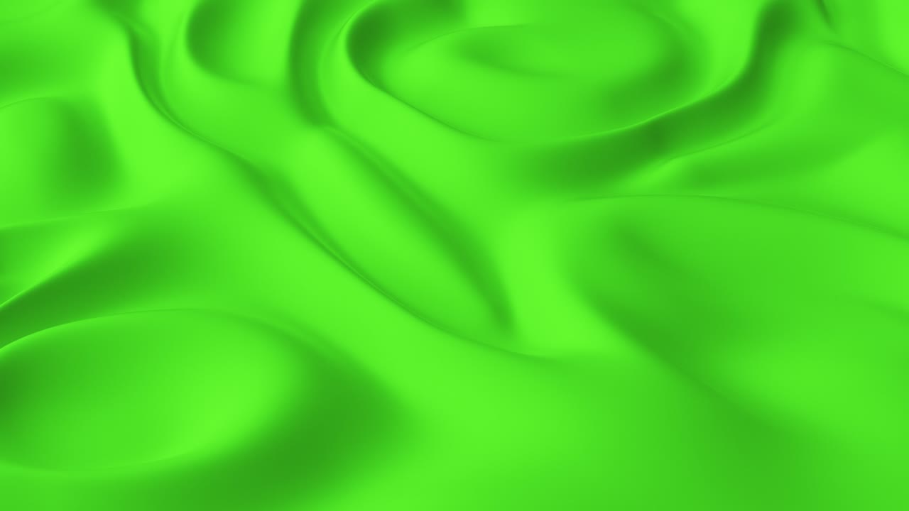 Abstract minimalistic background with green noise wave field. Detailed displaced surface. Modern background template for documents, reports and presentations. Sci-Fi Futuristic. 3d loop animation