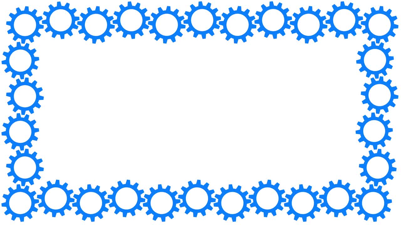 파란색 회전  프레임