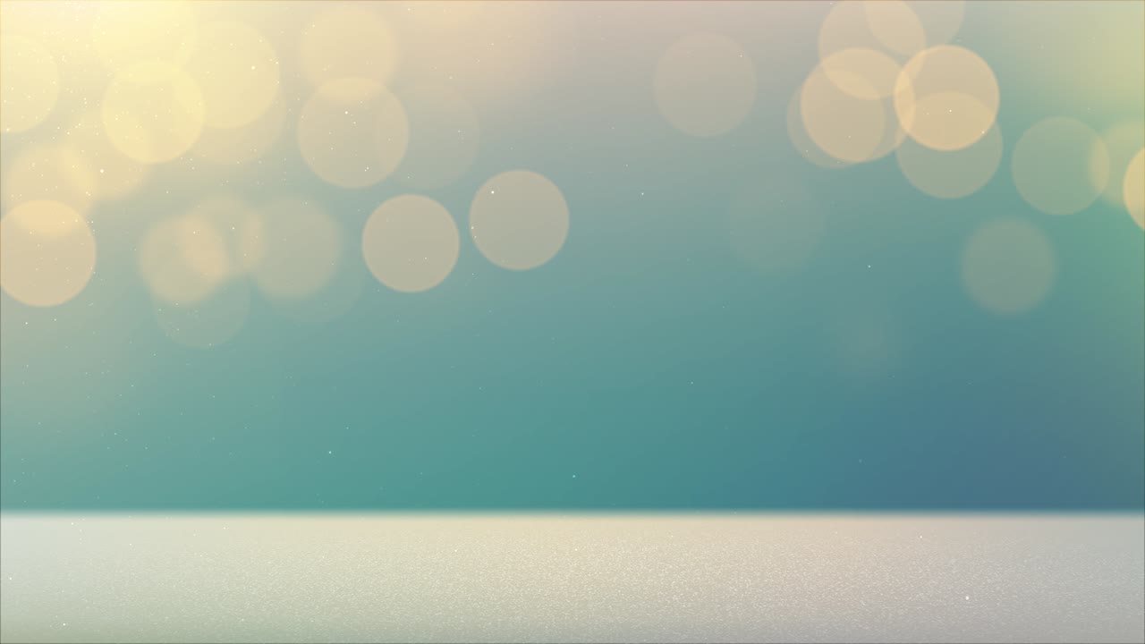 파스텔 황금 푸른 보케 배경, 반이는 황금 부활절 봄 배경, 조명 된 장소, 떨어지는 반이는 입자, 흐릿한 아름다운 애니메이션 벽지, 멋진 황금 보케, 원활한 루프