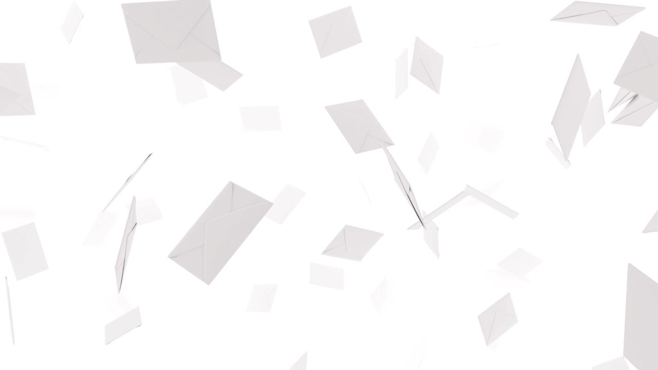 Never ending flying mail (loop ready animation). | Premium Stock Video ...