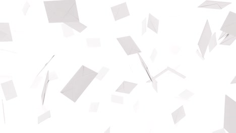 el correo volador sin fin (animación lista para el bucle).