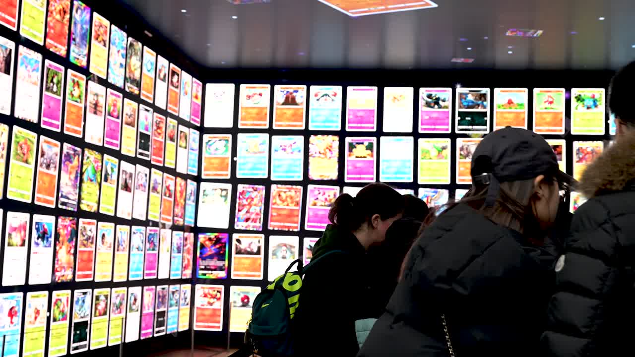 Waiting to see the Pokemon, London, United Kingdom