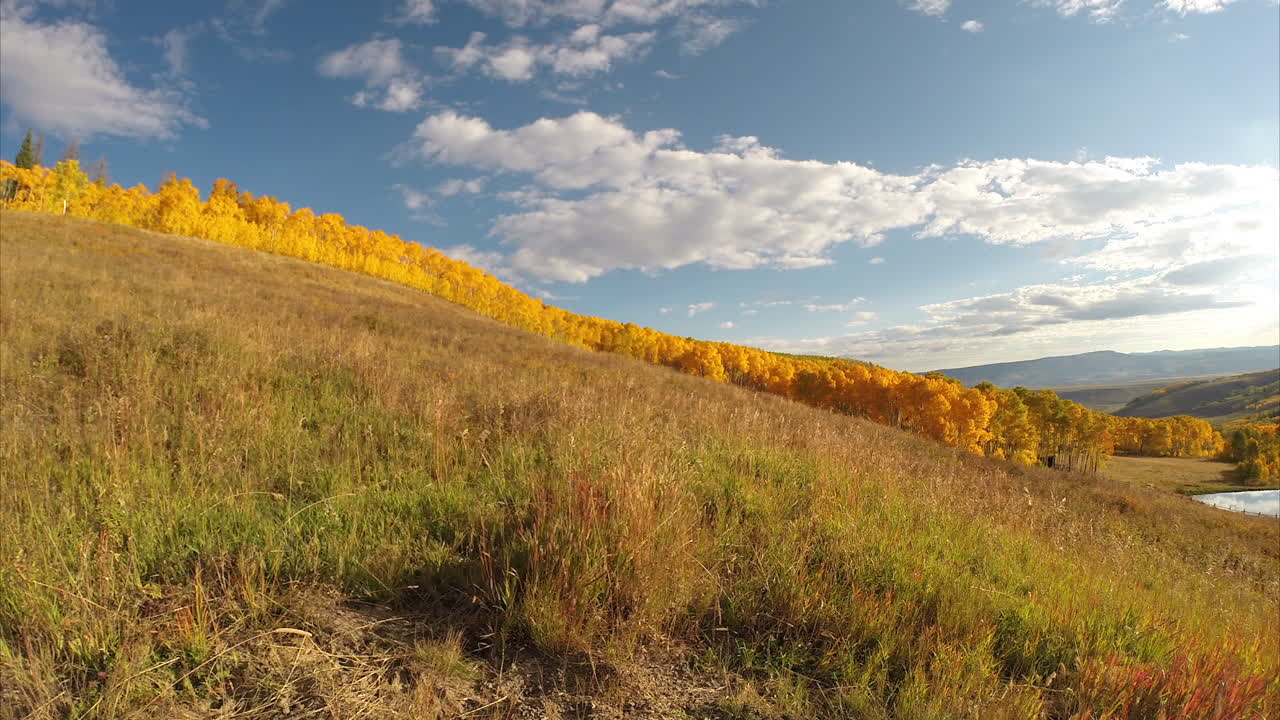 hermoso día de otoño en colorado