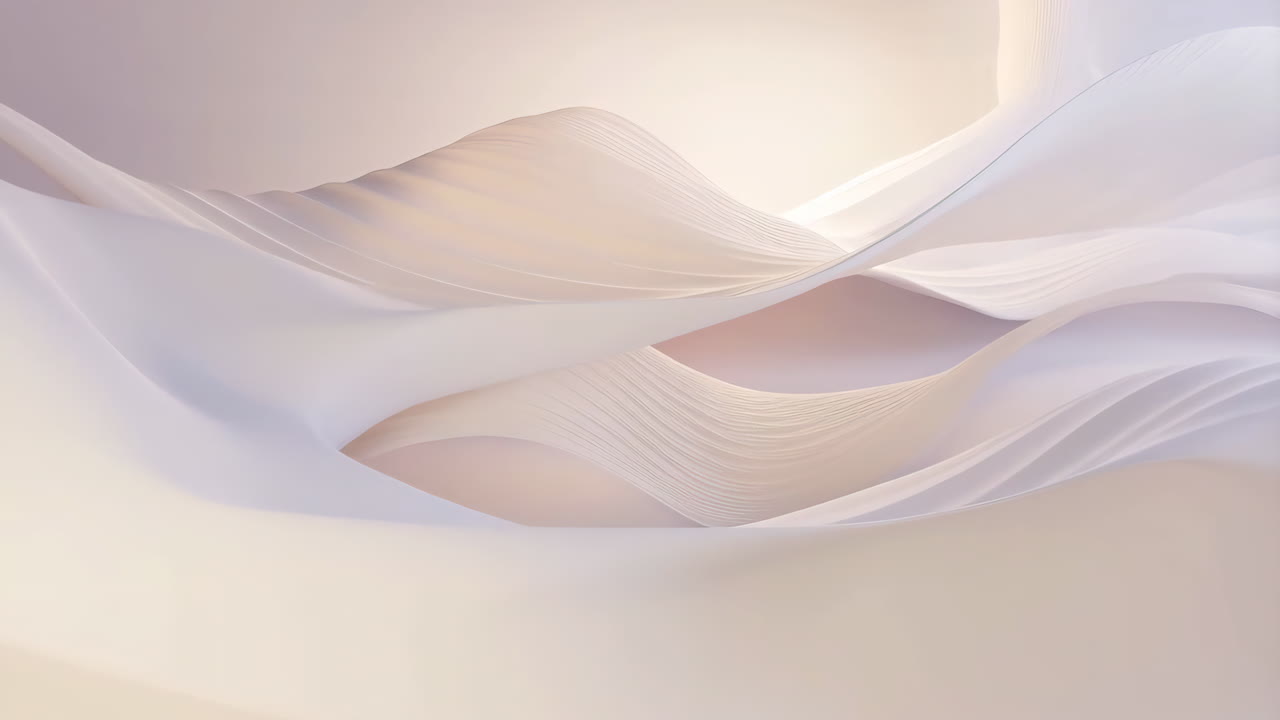 Abstract Wavy Fabric Background in Soft Tones
