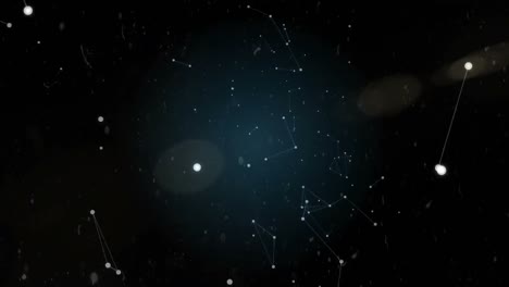 video generado digitalmente de la galaxia