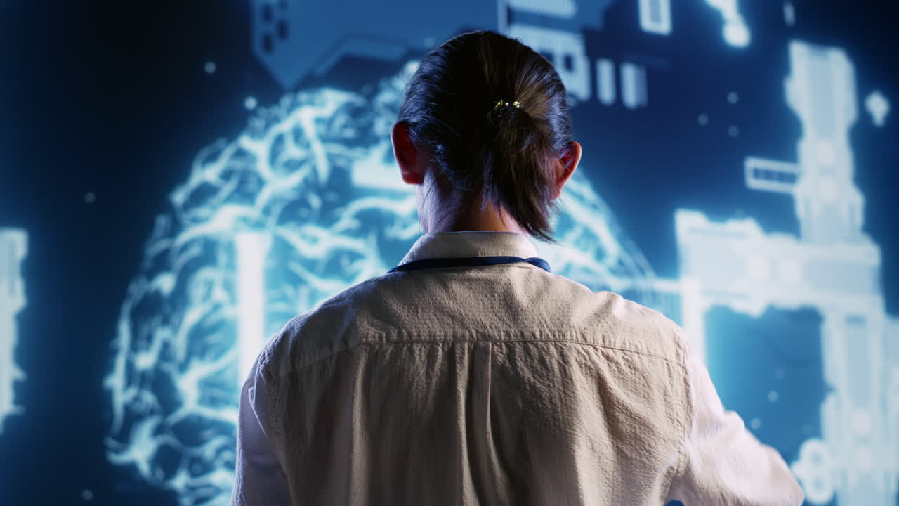 el operador de computadoras desarrolla una red