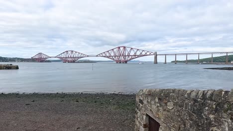 staircase leading to scenic bridge view