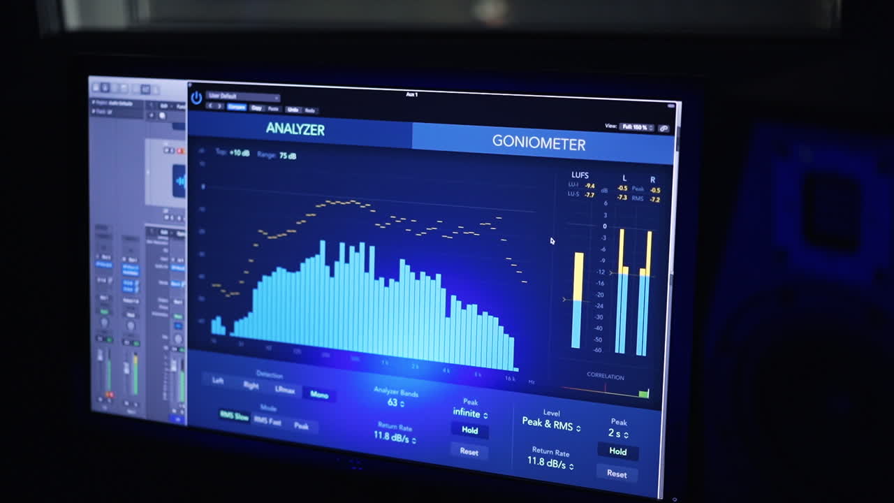 Audio Analysis on Computer Monitor