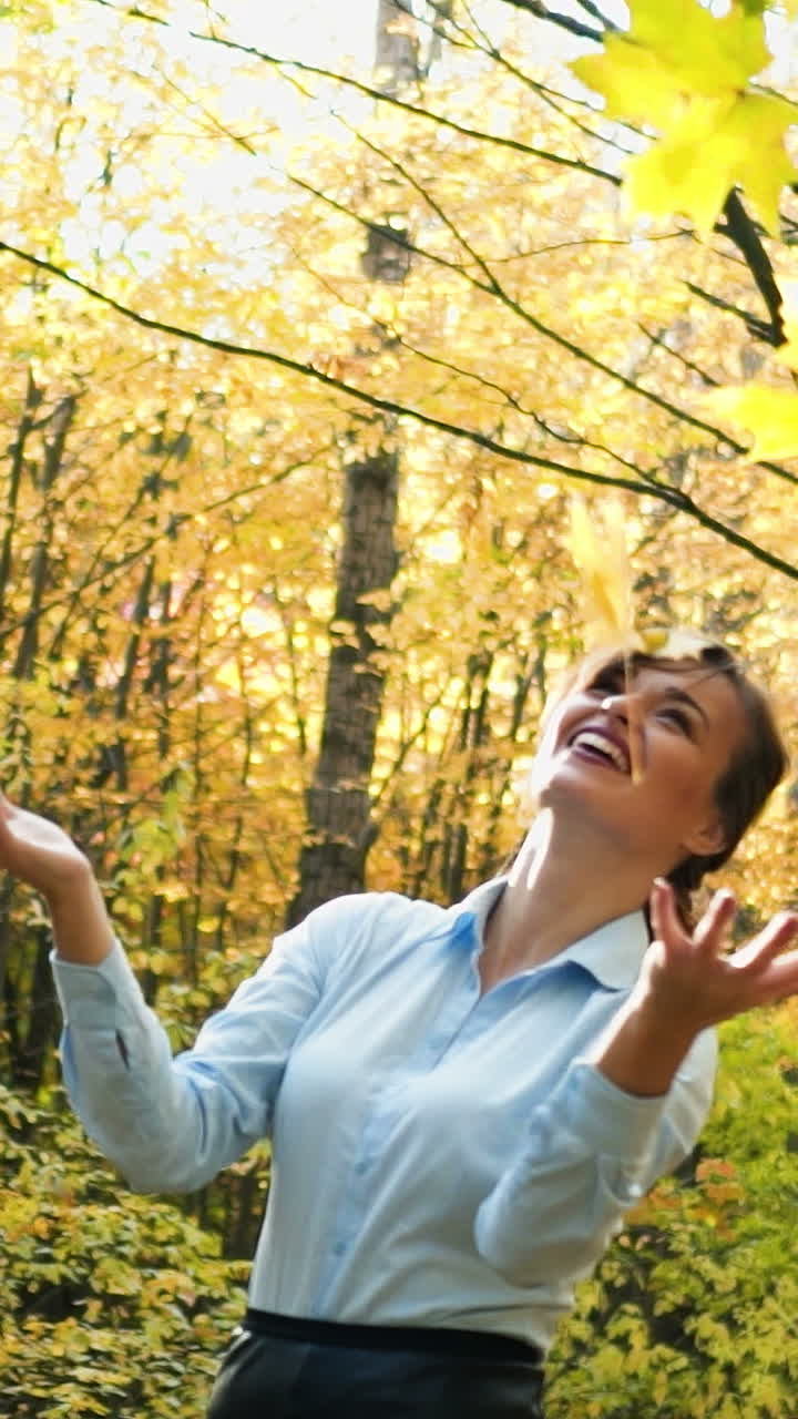Beauty romantic girl outdoors enjoying nature. Portrait of young fashion woman outdoor on autumn background