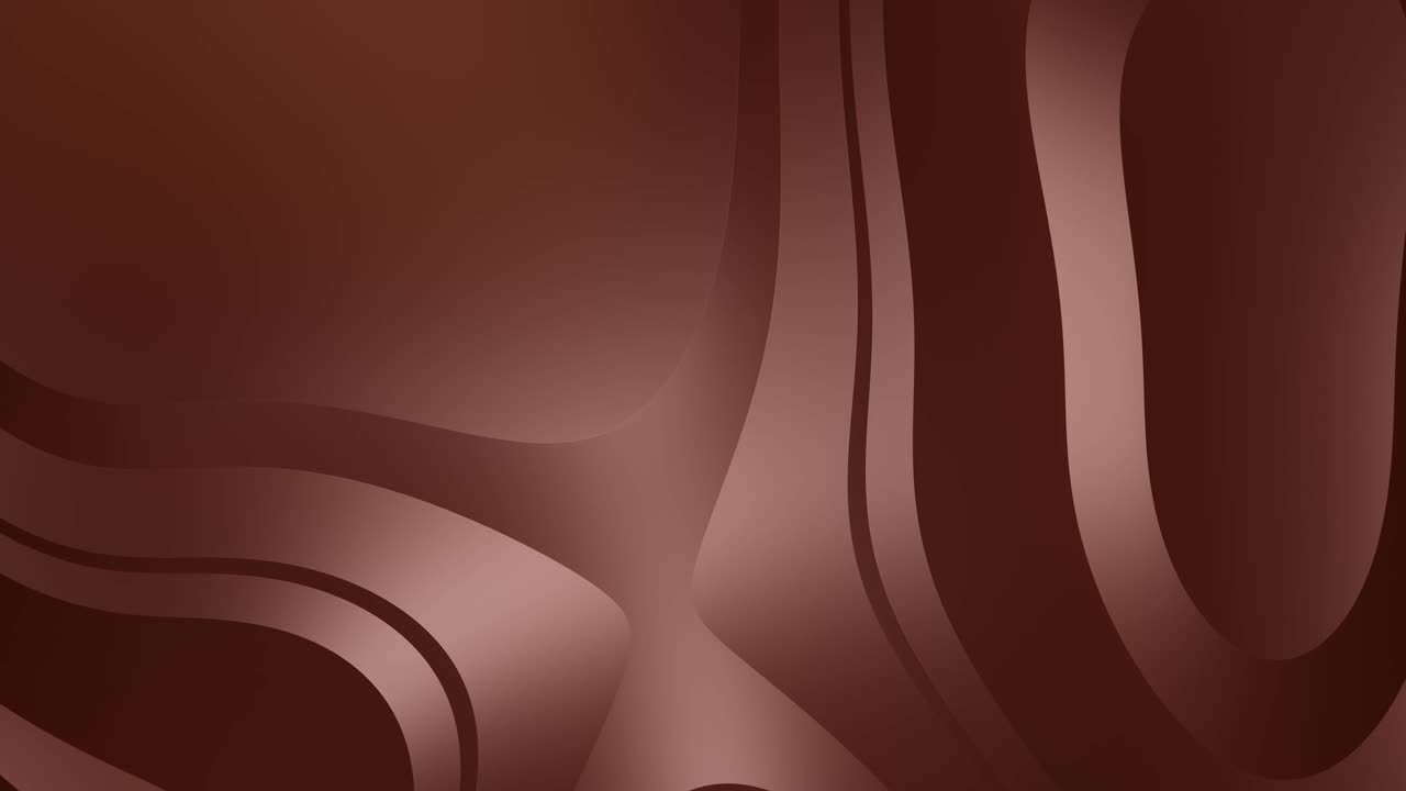 animación abstracta de color de chocolate. bucle sin costuras