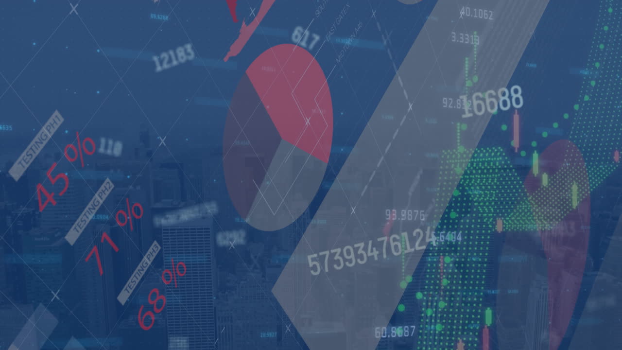 Animation of financial data processing over cards on board