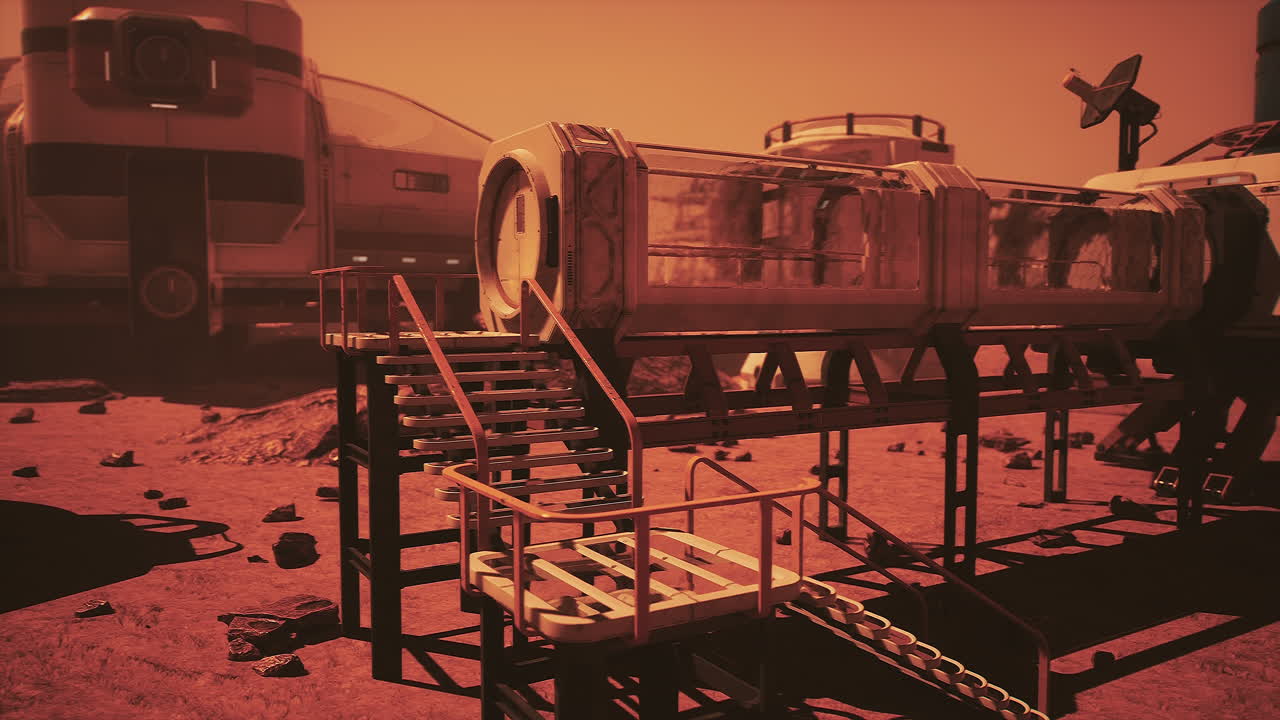 Mars Colony: Futuristic Habitat on the Red Planet