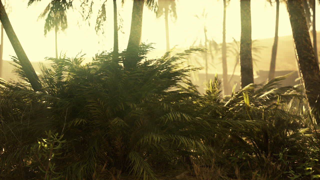 el valle de la sabana y el desierto de arena después de la colorida puesta de sol