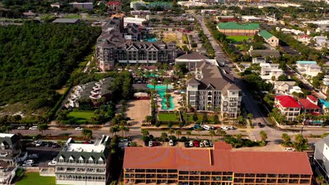 volando y recorriendo la vista del resort y spa henderson beach en destin fl