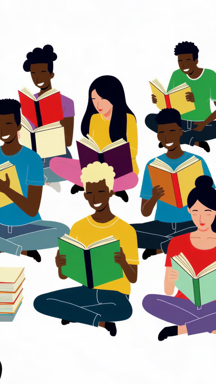 People Reading Books