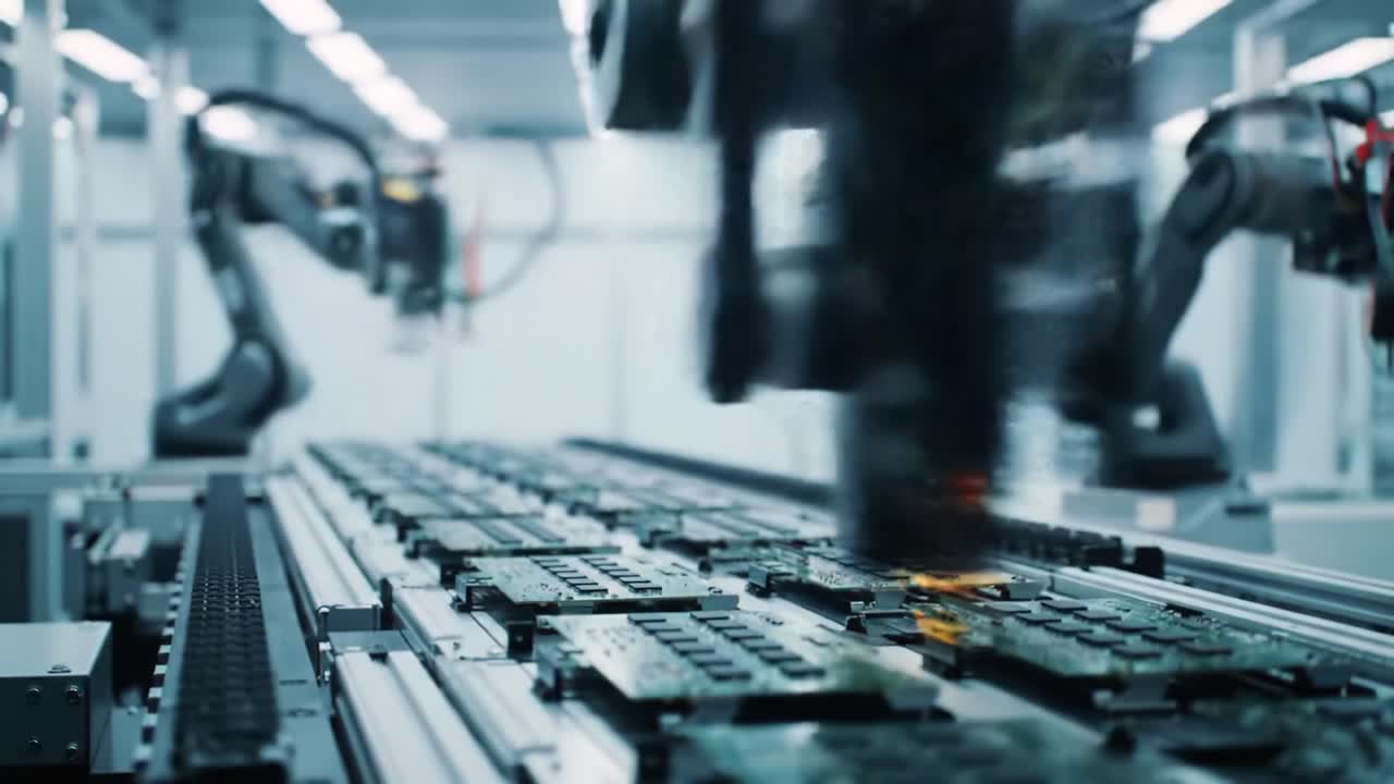 Automated Chip Production Line