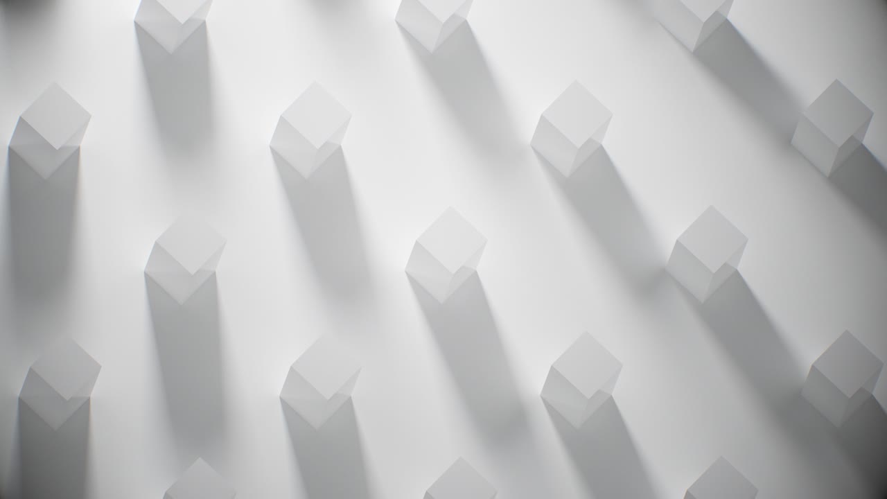 Abstract background for business presentation, Cubes closeup stracture with shadows seamlees animation
