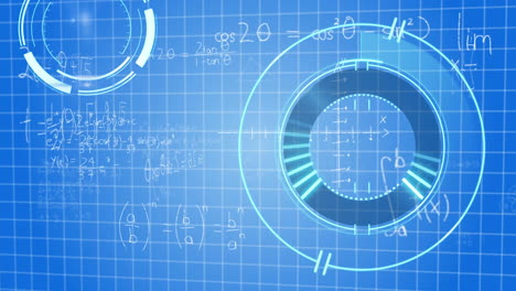 mathematical equations and forms animated.