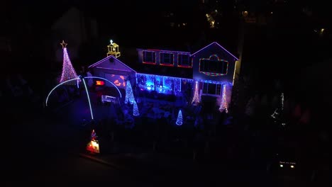 residential christmas light display