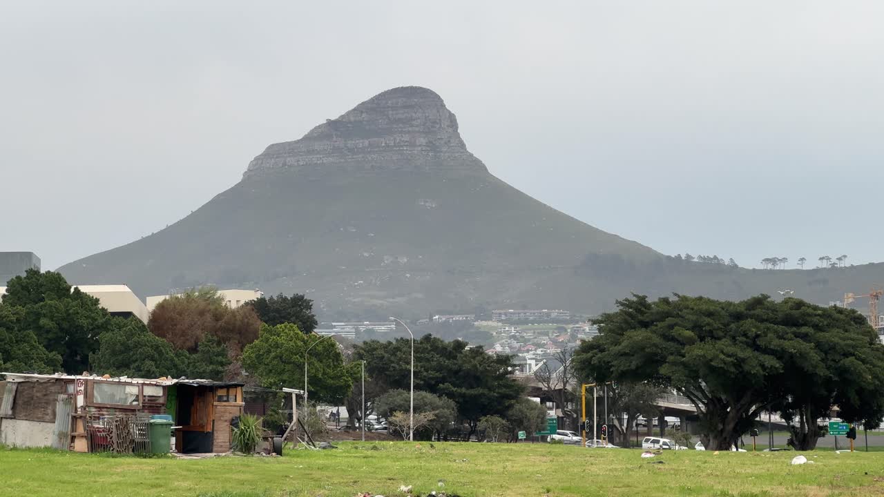 Lion’s Head Cape Town, South Africa on a cloudy day