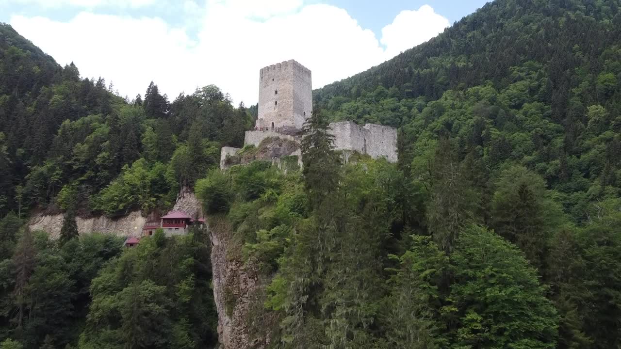 Hrad Zil Kale, Rize, Turecko.