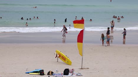 people enjoying a sunny day at the beach