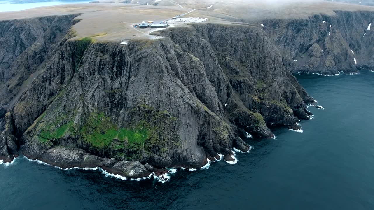 cabo norte (nordkapp) en el norte de noruega.