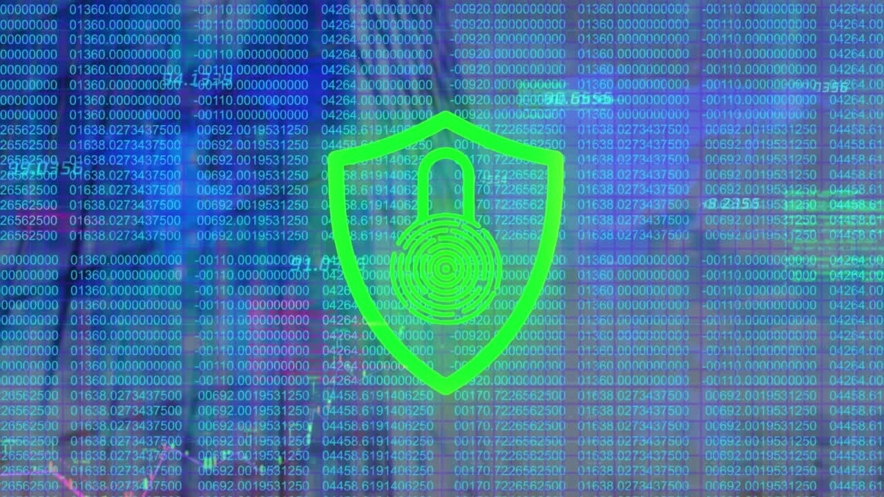 animación del candado biométrico y procesamiento de datos