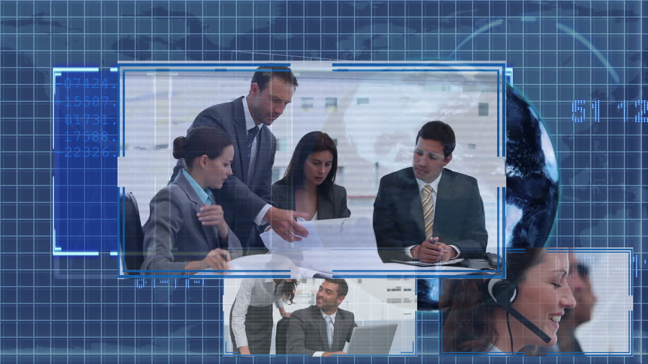 planet globe vídeos animados sobre negocios