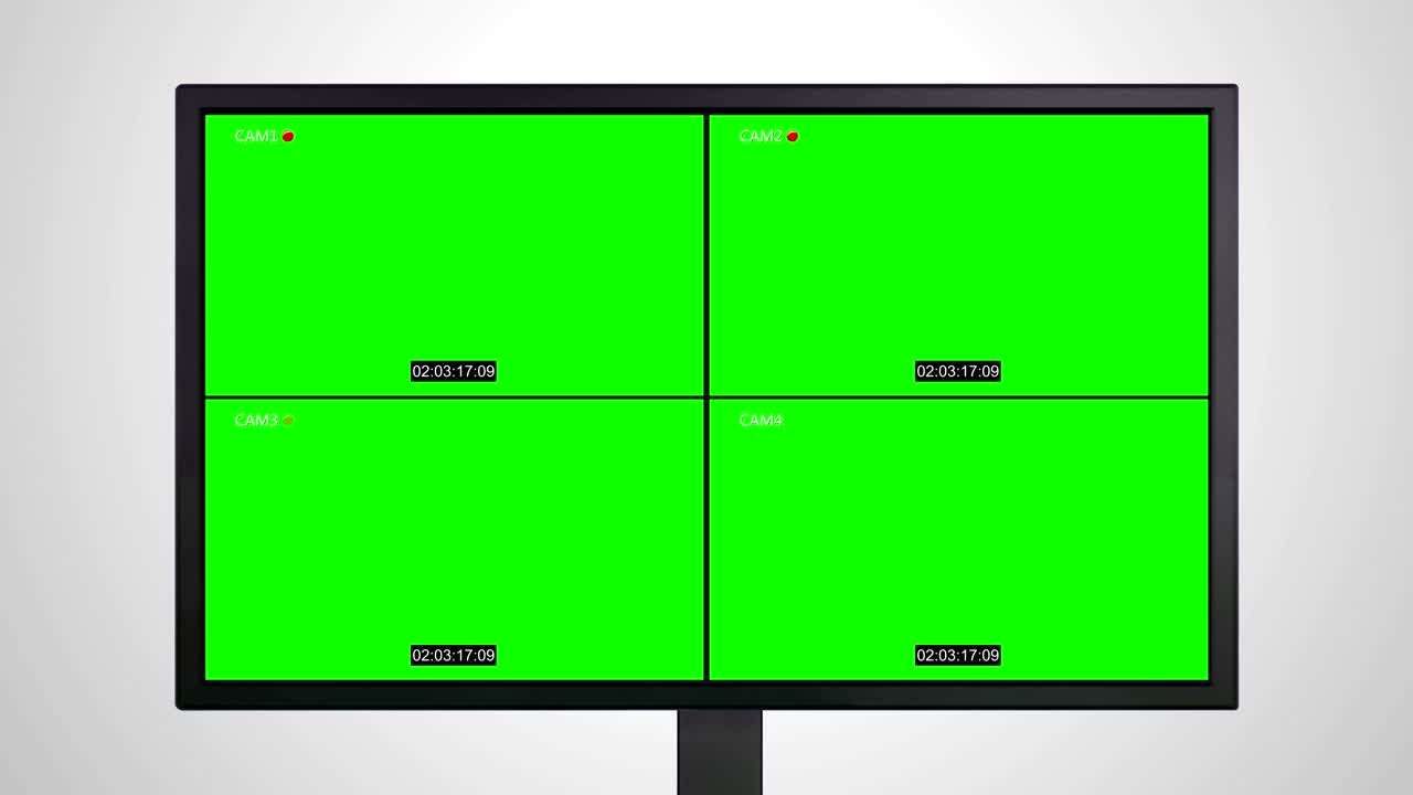 데스크 모니터 cctv 보안 디스플레이