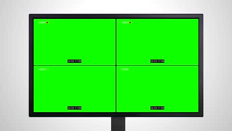 데스크 모니터 cctv 보안 디스플레이