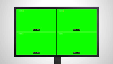 desktop monitor display of cctv security