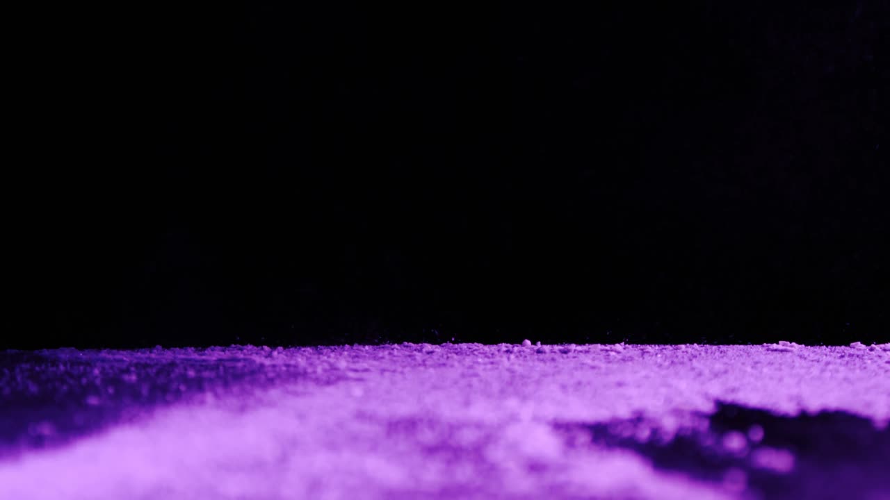 Kunstsneeuw op de vloer 4k