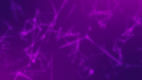 Animation-of-data-processing-over-purple-background