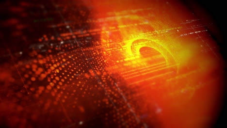 simulación avanzada de matrices de datos con un entorno digital de vanguardia con una visualización dinámica e inmersiva de las redes de información de matrices de datos interconectadas