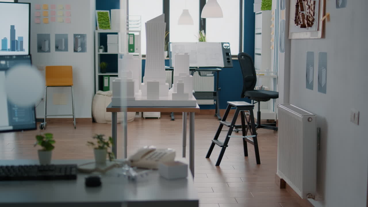 Architectural Model in Office Space
