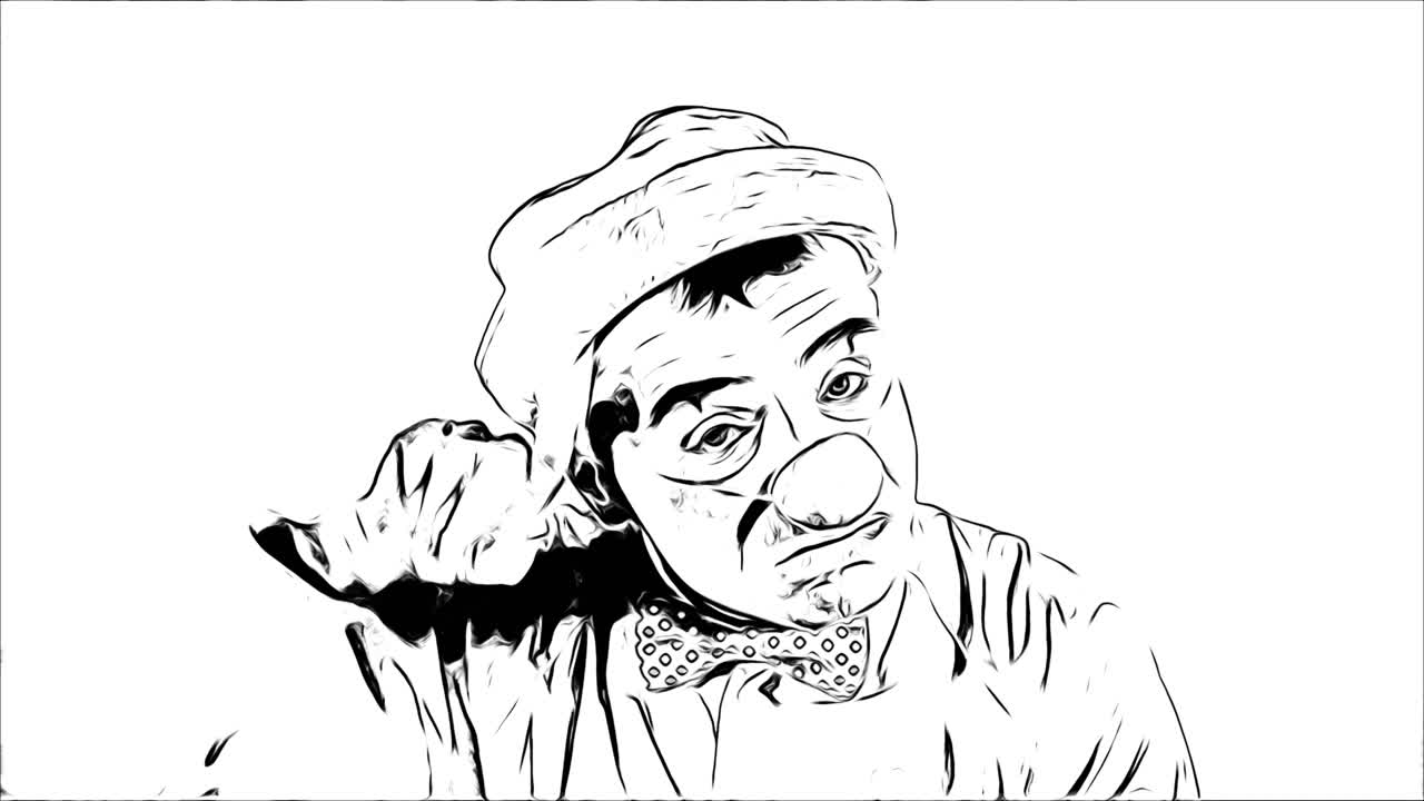 dibujos animados de payaso emoji