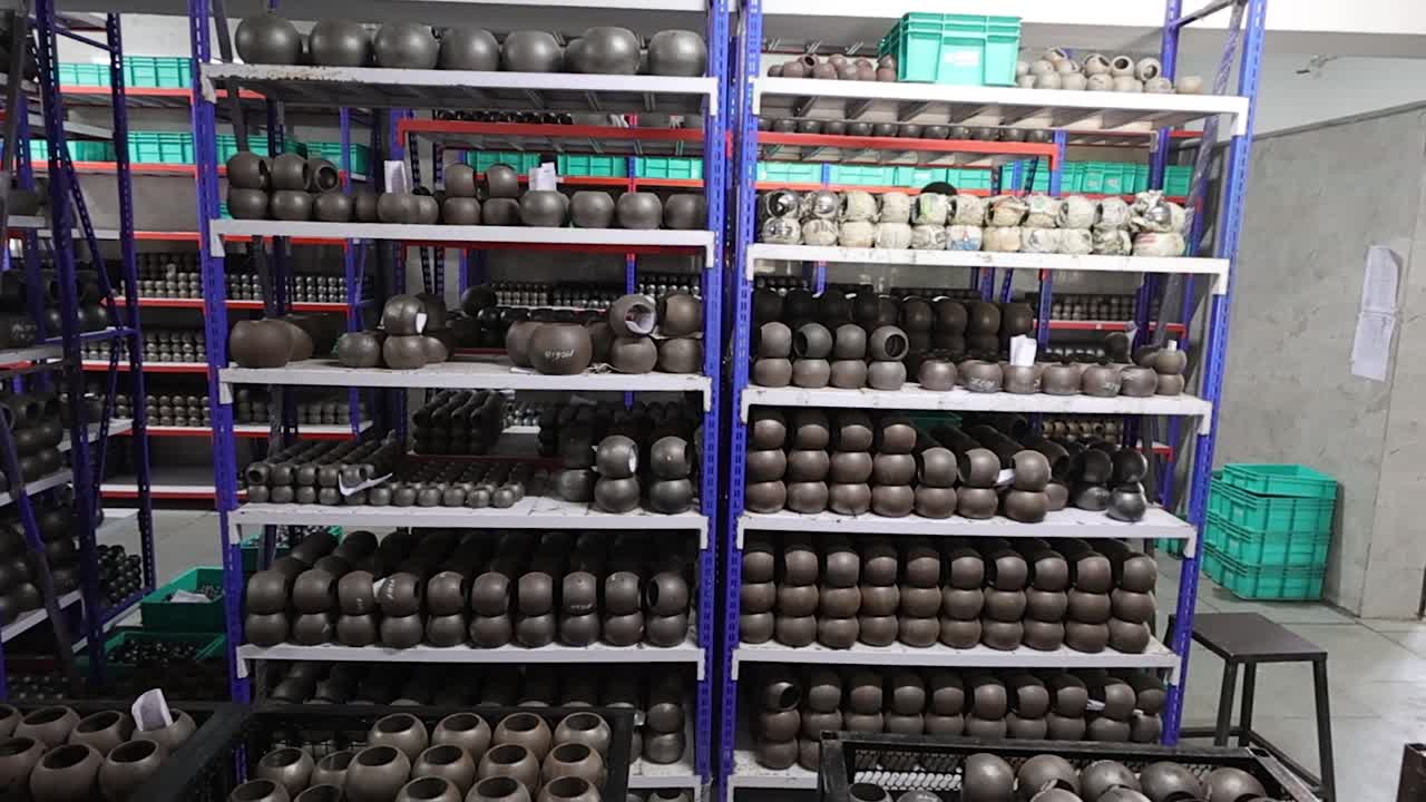 Forged Steel Balls Inventory in a Warehouse