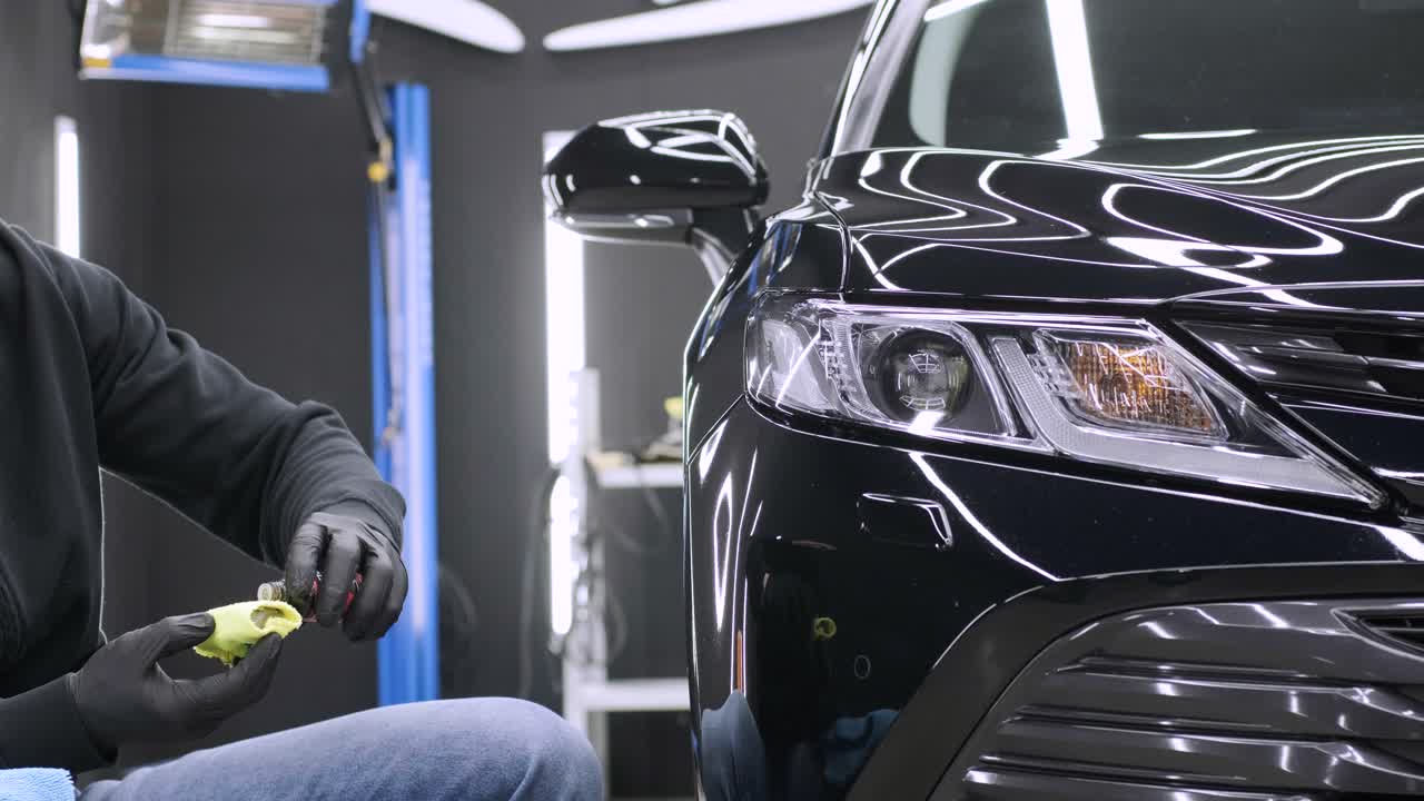 진행 중인 자동차 세부 사항