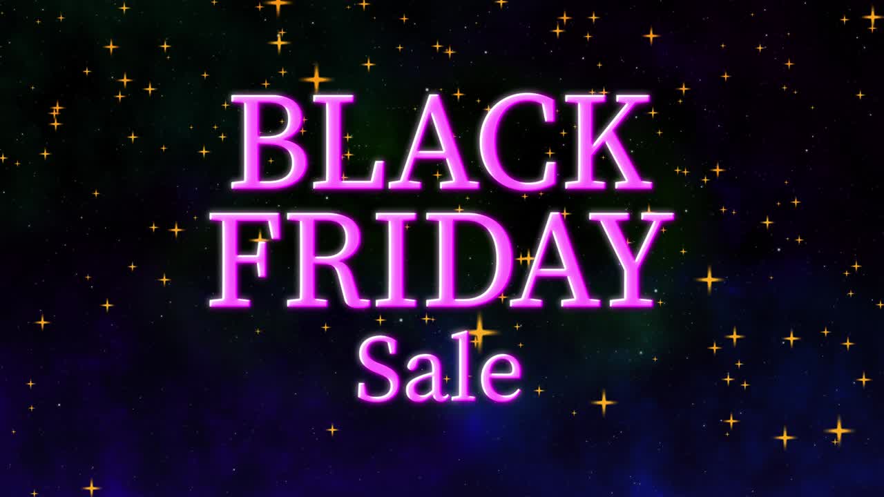 블랙 프라이데이 이벤트 텍스트 애니메이션 모션 그래픽