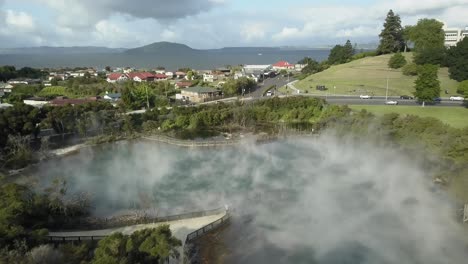 park and geothermal area views