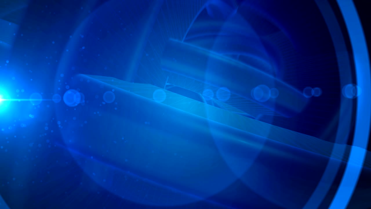 4k 추상 루프 파란색 원 배경