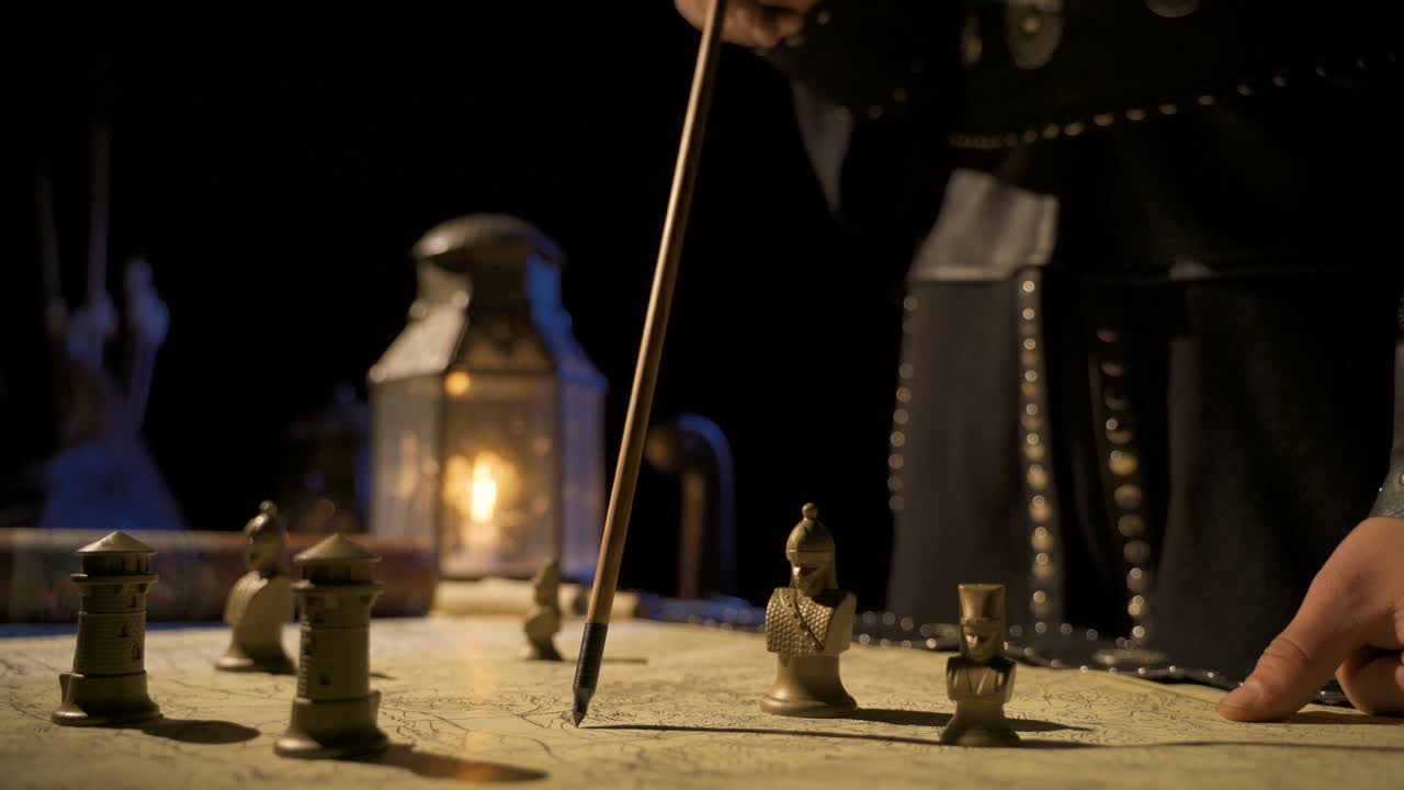 역사적인 전쟁 의상입니다.