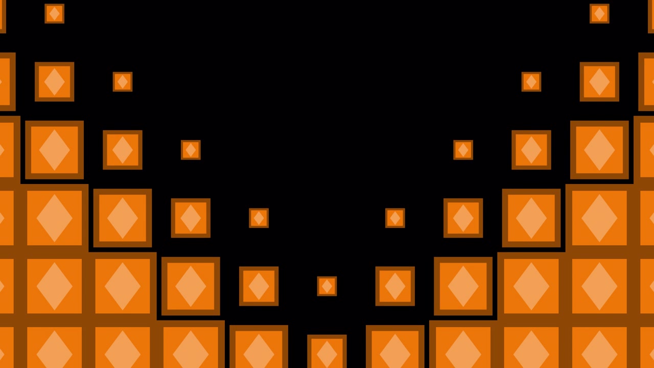 Orange Geometric Pattern