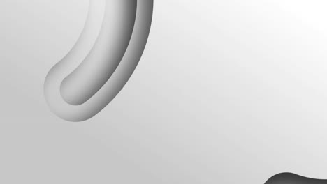 animation of multiple circles and lens flares over gray background