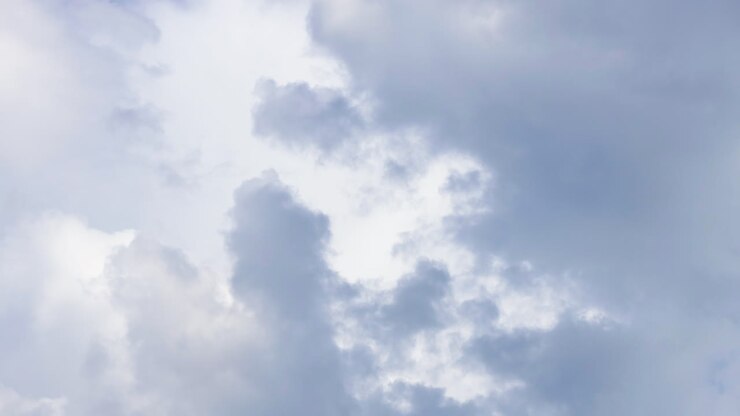 Time lapse Clear blue sky with clouds